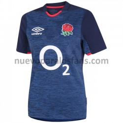 Camiseta de Fútbol Inglaterra Rugby Mujer Exterior 2020-2021 Manga Corta