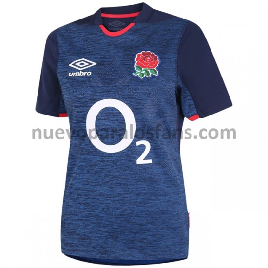 Camiseta de Fútbol Inglaterra Rugby Mujer Exterior 2020-2021 Manga Corta