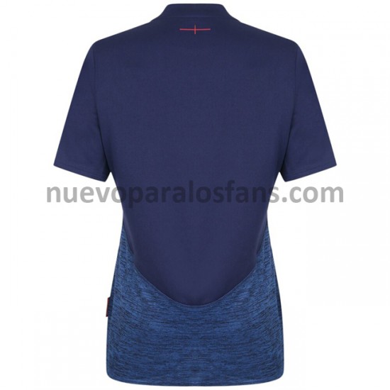 Camiseta de Fútbol Inglaterra Rugby Mujer Exterior 2020-2021 Manga Corta