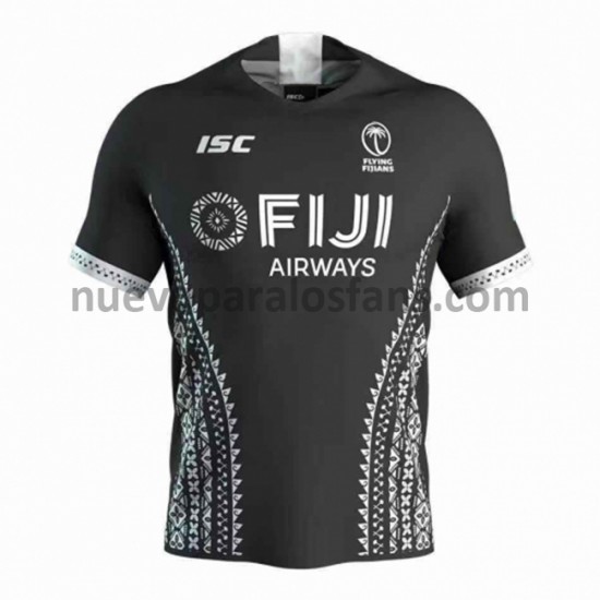Camiseta de Fútbol Fiyi Rugby Exterior 2020 Manga Corta