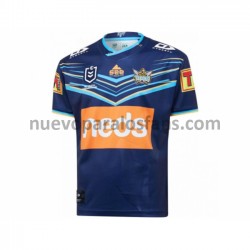 Camiseta de Fútbol Gold Coast Titans Rugby Casa 2020 Manga Corta