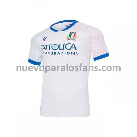 Camiseta de Fútbol Italia Rugby Exterior 2020-2021 Manga Corta