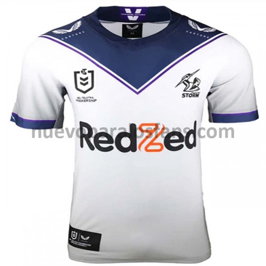 Camiseta de Fútbol Melbourne Storm Rugby Exterior 2021 Manga Corta