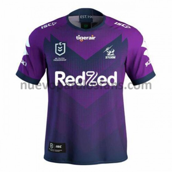Camiseta de Fútbol Melbourne Storm Rugby Casa 2020 Manga Corta