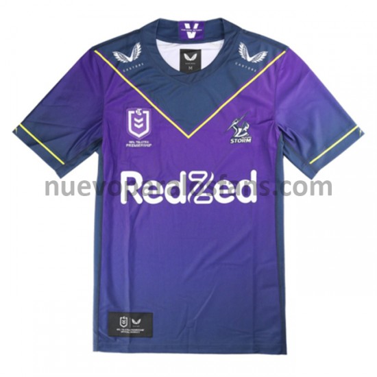 Camiseta de Fútbol Melbourne Storm Rugby Casa 2021 Manga Corta
