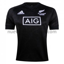 Camiseta de Fútbol Nueva Zelanda Rugby 7S Casa 2020-2021 Manga Corta