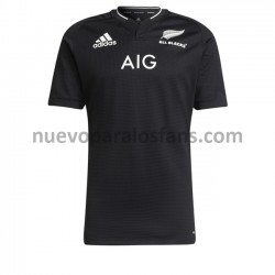 Camiseta de Fútbol Nueva Zelanda Rugby Casa 2020-2021 Manga Corta