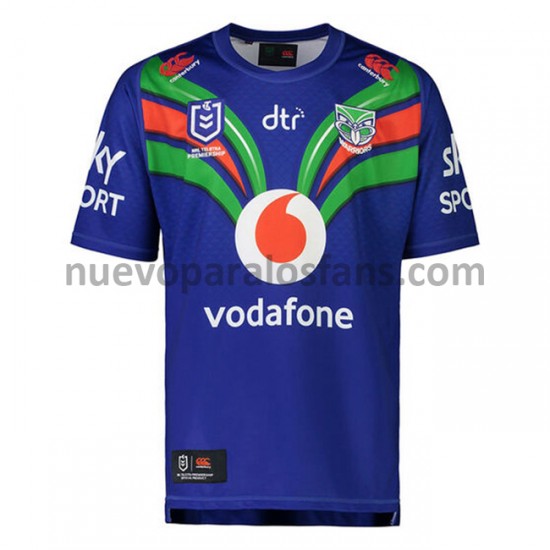 Camiseta de Fútbol New Zealand Warriors Rugby Casa 2021 Manga Corta