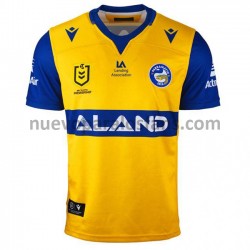 Camiseta de Fútbol Parramatta Eels Rugby Exterior 2021 Manga Corta