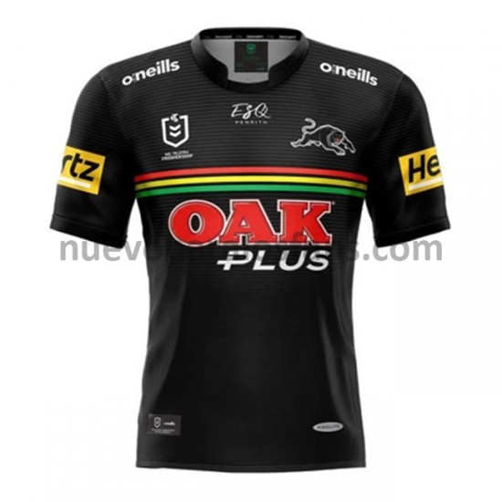Camiseta de Fútbol Penrith Panthers Rugby Casa 2021 Manga Corta