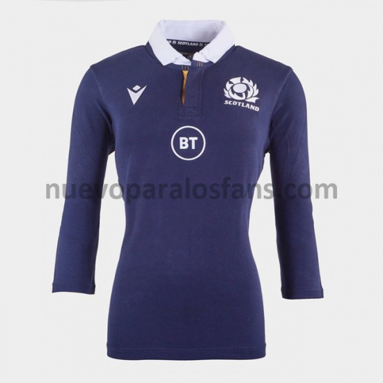 Camiseta de Fútbol Escocia Rugby Classic Mujer Casa 2020-2021 Manga Larga