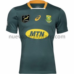 Camiseta de Fútbol Južna Afrika Rugby Casa 2021 Manga Corta