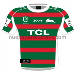 Camiseta de Fútbol South Sydney Rabbitohs Rugby Exterior 2021 Manga Corta