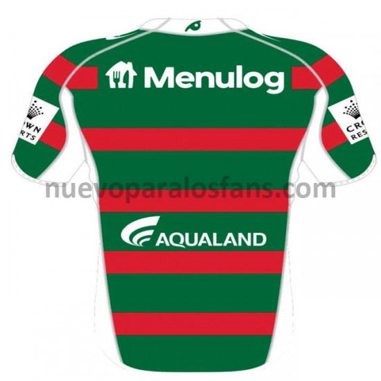 Camiseta de Fútbol South Sydney Rabbitohs Rugby Exterior 2021 Manga Corta