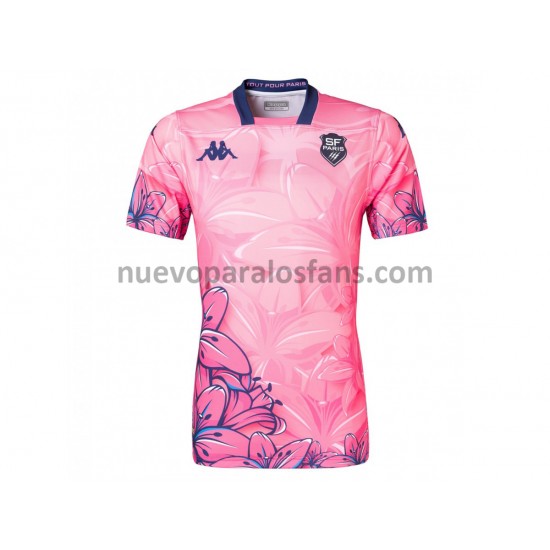 Camiseta de Fútbol Stade Franciais Paris Rugby Casa 2021 Manga Corta