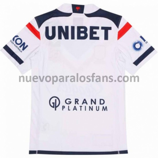Camiseta de Fútbol Sydney Roosters Rugby Exterior 2021 Manga Corta
