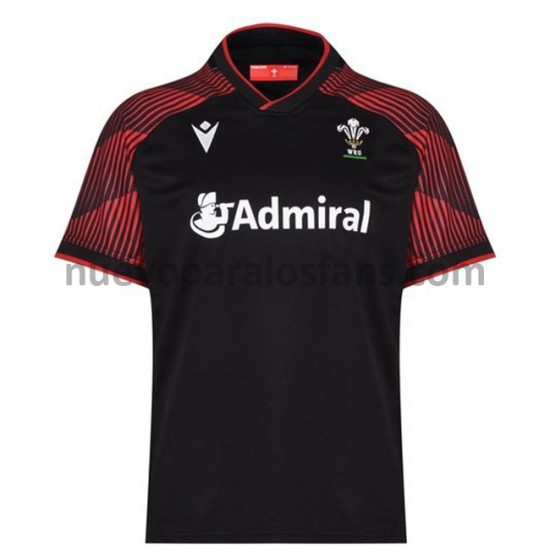 Camiseta de Fútbol Gales Rugby 7S Exterior 2020-2021 Manga Corta