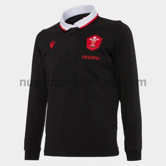 Camiseta de Fútbol Gales Rugby Classic Exterior 2020-2021 Manga Larga
