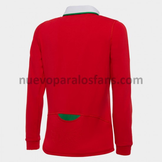Camiseta de Fútbol Gales Rugby Classic Casa 2020-2021 Manga Larga