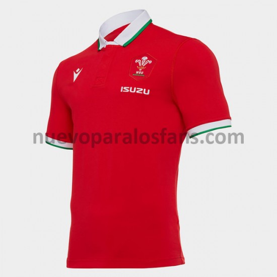 Camiseta de Fútbol Gales Rugby Classic Casa 2020-2021 Manga Corta