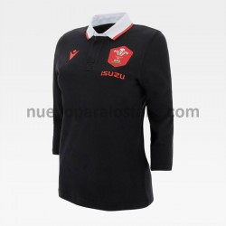 Camiseta de Fútbol Gales Rugby Classic Mujer Exterior 2020-2021 Manga Larga