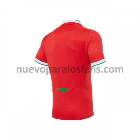 Camiseta de Fútbol Gales Rugby Casa 2020-2021 Manga Corta