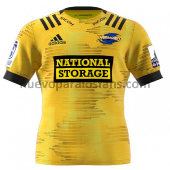 Camiseta de Fútbol Wellington Hurricanes Rugby Casa 2020 Manga Corta