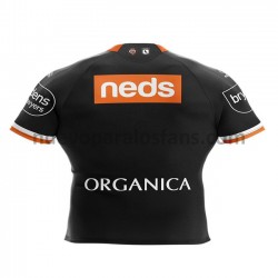 Camiseta de Fútbol West Tigers Rugby Casa 2021 Manga Corta